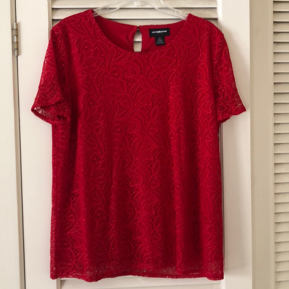 Liz Claiborne Lace Blouse